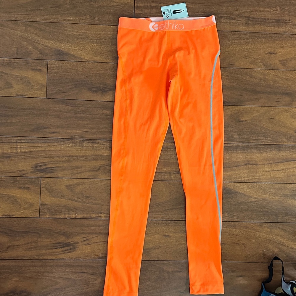Ethika Vibrant Orange Leggings